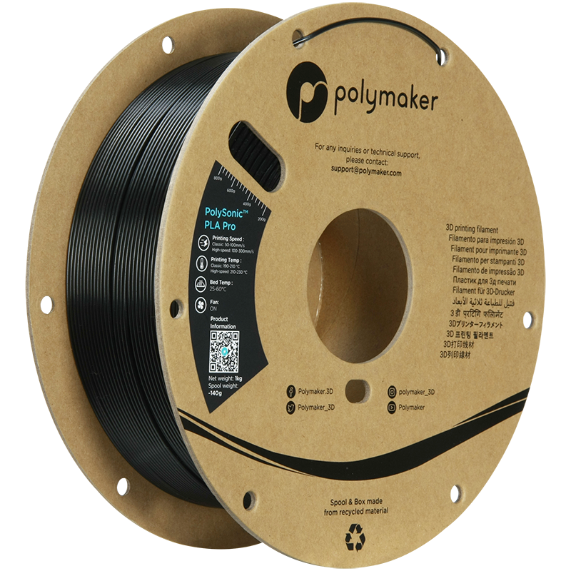 Polymaker PolySonic™ PLA Pro - High Speed Tough PLA