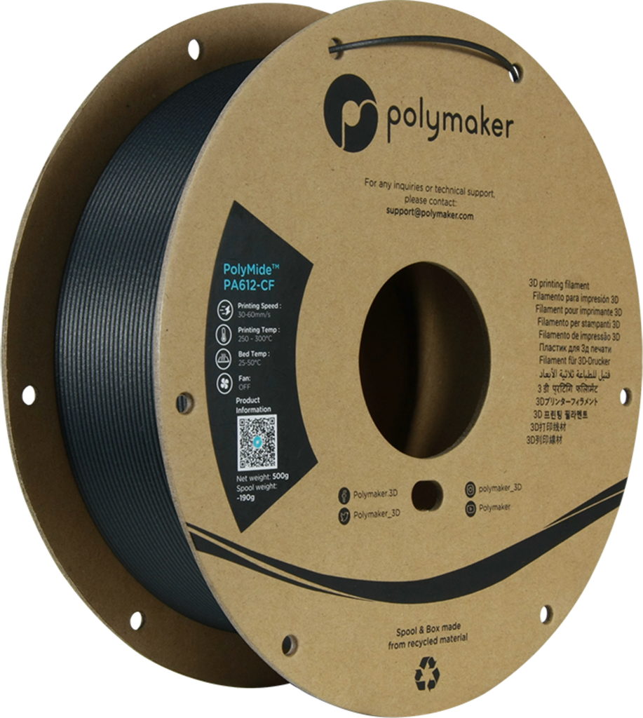 PolyMide™ PA612-CF featuring Warp-free™ Technology
