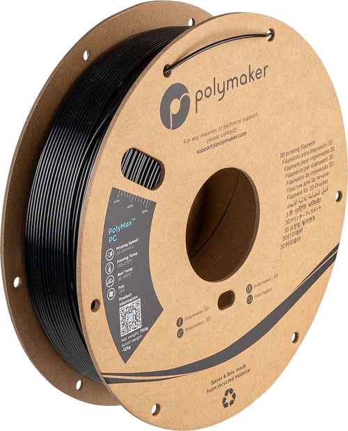 Polymaker PolyMax™ Tough PC Filament featuring Nano-reinforcement Technology