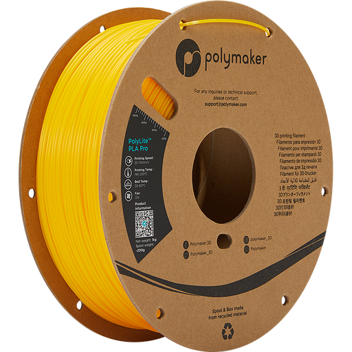 PolyLite™ PLA PRO filament featuring Jamfree™ Technology