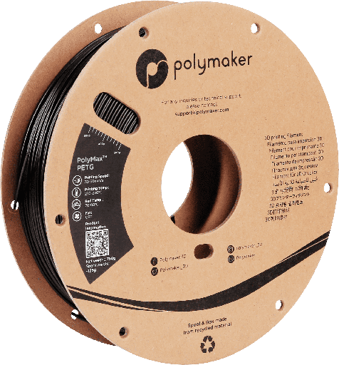 Polymaker PolyMax™ Tough PETG Filament featuring Nano-reinforcement Technology 