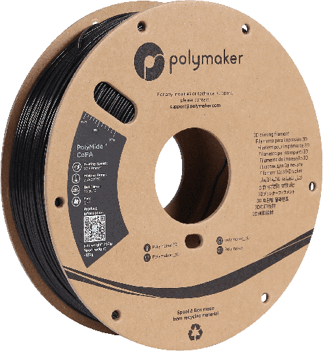 Polymaker Nylon CoPA 6/6-6 Filament featuring Warp-free™ Technology
